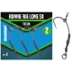 Haldorádó Ronnie Rig Long SX 2 Haken mit Widerhaken 3Stk