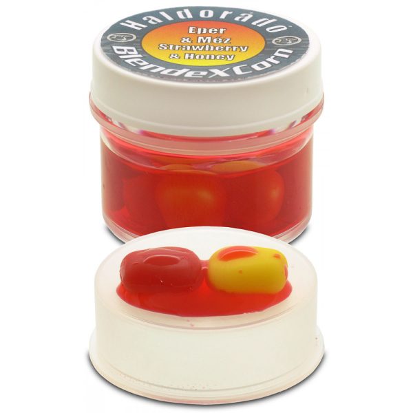 Haldorádó BlendexCorn Erdbeere-Honig 10 Stück/Tiegel 10mm Gummimais