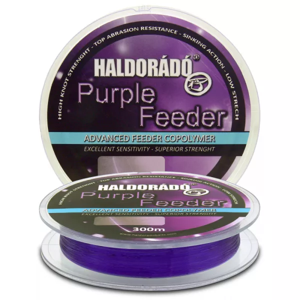 Haldorádó Purple Feeder 0,30mm 300m Monofile Hauptschnur - Lila