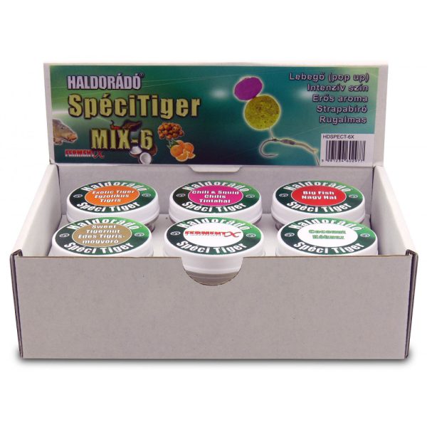 Haldorádó SpéciTiger Gemischt 8+8 St./Dose 15mm Gummi-Tigernuss