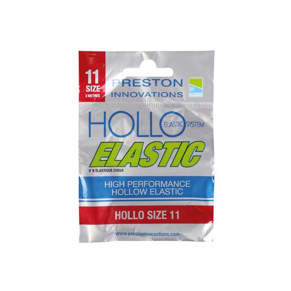 Preston Hollo Elastic Größe 11 Hohl-Gummizug