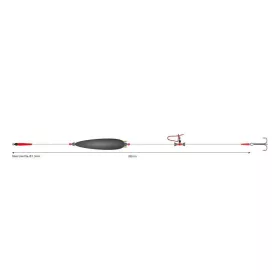 Mikado Wels 200cm 3/0 Monofil Vorfach