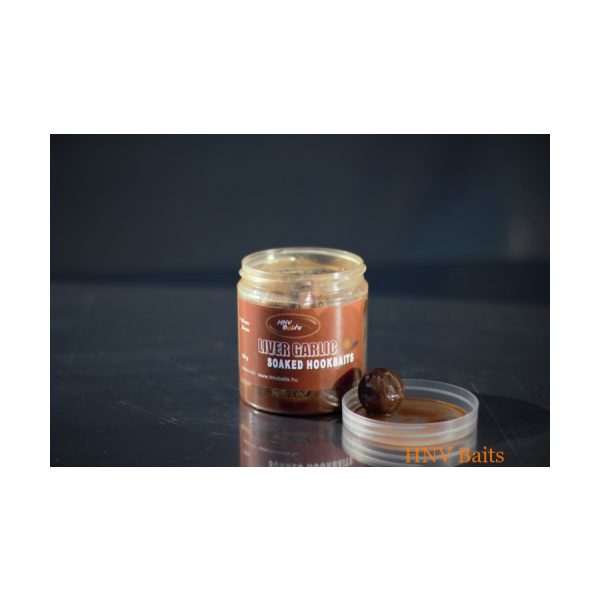 HNV Baits Liver Garlic 24mm Vorgefeuchteter Hakenköder 220gr