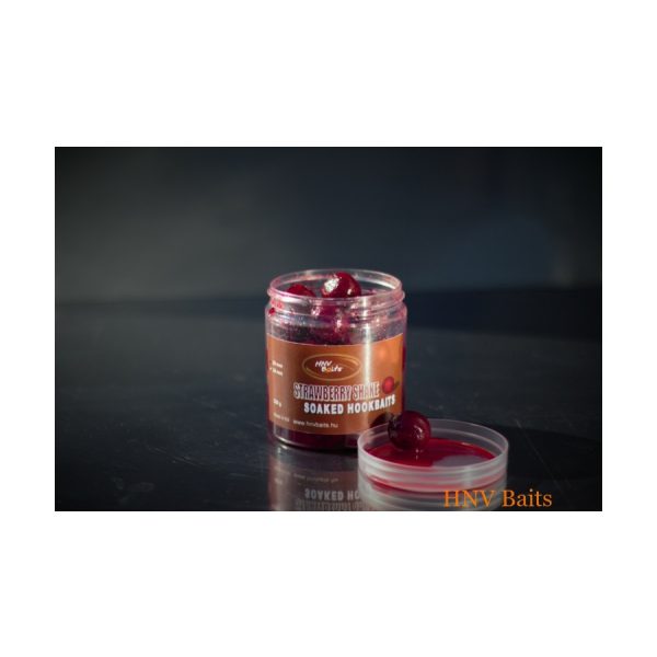 HNV Baits Strawberry Shake 24mm Vorgequellter Hakenköder 220gr