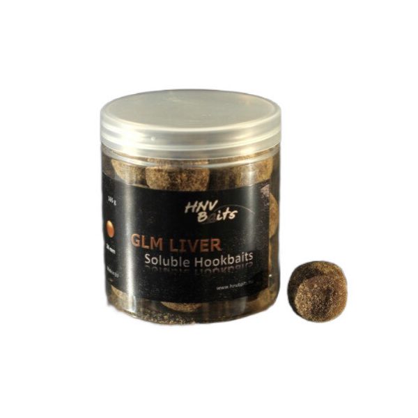 HNV Baits GLM Liver Soluble Hookbaits 24mm Löslicher Hakenköder 165gr