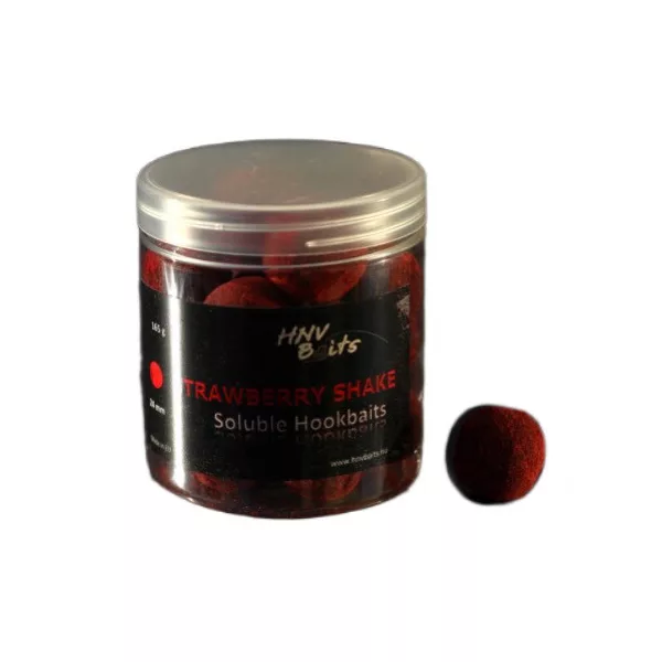 HNV Baits Strawberry Shake Soluble Hookbaits 24mm Löslicher Hakenköder 165gr