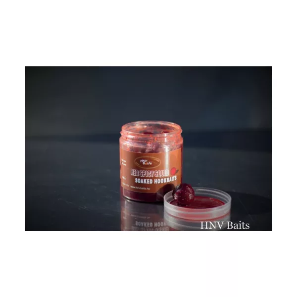 HNV Baits Red Spicy Squid 20mm Voreingeweichter Hakenköder 220gr