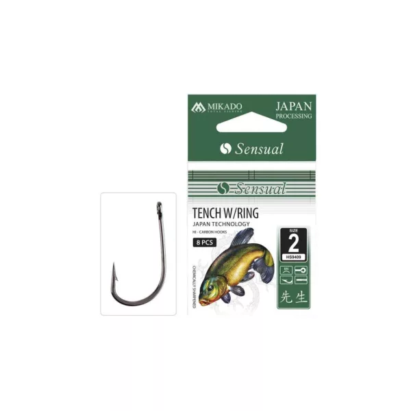 Mikado Sensual Tench W/Ring 12 Schleienhaken mit Widerhaken 10 Stk.
