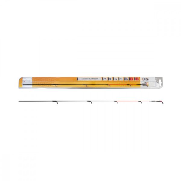 iBite Feeder Spitze CXP Method Feeder Durchmesser: 3,4 mm Carbon Rot + Rotes Led