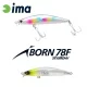 Ima iBorn 78F Shallow 7,8cm 8,5gr 004 Chart Head Clear Wobbler
