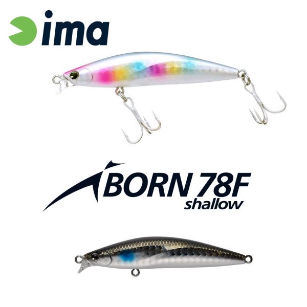 Ima iBorn 78F Shallow 7,8cm 8,5gr 007 Mullet Wobbler