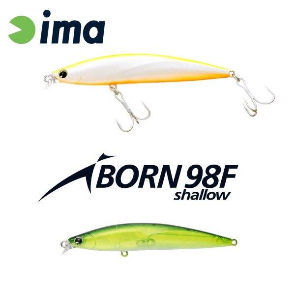 Ima iBorn 98F Shallow 9,8cm 13gr 011 Citrus Chart Wobbler