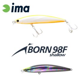 Ima iBorn 98F Shallow 9,8cm 13gr 014 Clear Back Wobbler