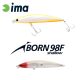 Ima iBorn 98F Shallow 9,8cm 13gr 017 Classical Red Head Wobbler
