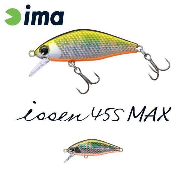 Ima Issen 45S MAX 4,5cm 4gr 014 Oikawa Orange Berry Wobbler