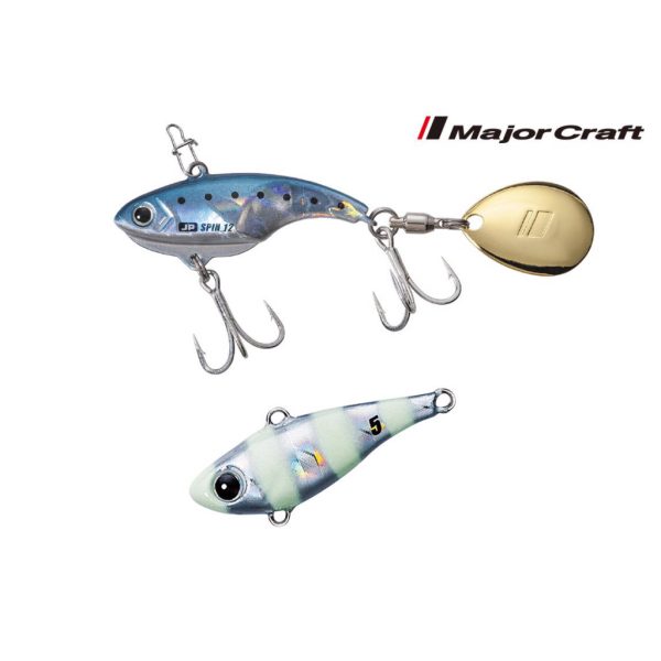 Major Craft Jigpara Spin 3,9cm 12gr #007 Zebra Glow Kunstköder