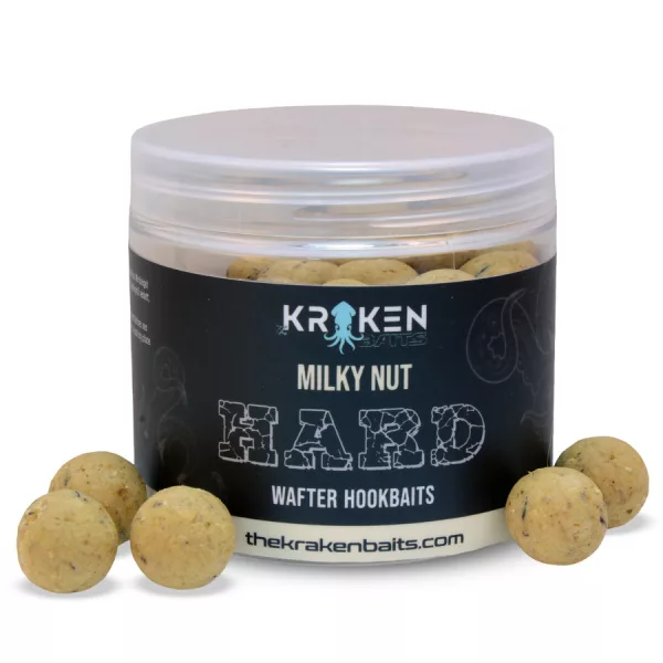 The Kraken Baits Milky Nut Hard Kokosnuss-Milch 16mm Wafter 100gr