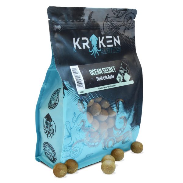 The Kraken Baits Ocean Secret Shelf Life Fisch-Muschel 24mm Boilie 900gr