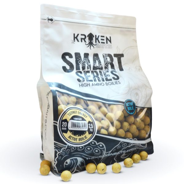 The Kraken Baits Smart Series Tigernut Energy Active 20mm Boilie 2,5kg