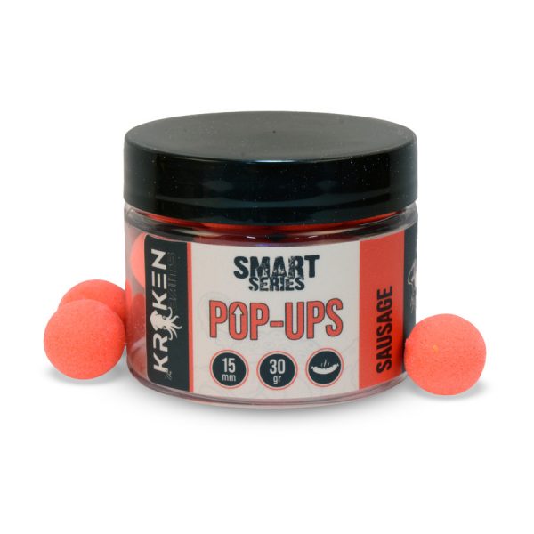 The Kraken Baits Smart Series Fluo Red Sausage 18mm Pop Up 30gr
