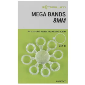 Korum Mega Bands 8mm Ringe 8 Stk.