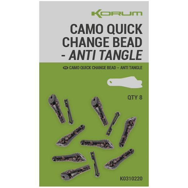 Korum Camo Quick Change Bead Anti Tangle Schnellverbinder