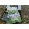 Korum Quickstop Hook Hairs 8 mit Öhr, Monofil-Vorfachhaken mit Widerhaken 4 Stück
