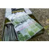 Korum Quickstop Hook Hairs 8 mit Öhr, Monofil-Vorfachhaken mit Widerhaken 4 Stück