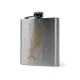 Korum Classic Hip Flask Barbel Edelstahlflasche 2dl