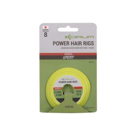   Korum Power Hair Rigs 12 BD Geöst, Widerhaken Vorfachhaken 6 Stk.