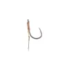 Korum Bait Spike Hook Hairs Barbed 10 Gebundener Haken mit Öse, Widerhaken und Köderspike 5 Stück