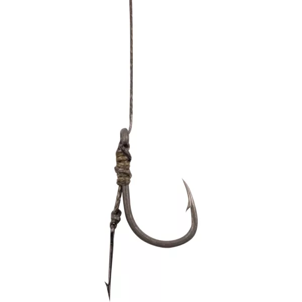 Korum Power Braid Spiked Method Hair Rigs 10 Ösen, Widerhaken Geflochtene Vorfachhaken mit Ködernadel 8Stk