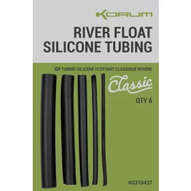   Korum Classic River Float Silicone Tubing Posenhalter Silikonschlauch 70mm 6Stk