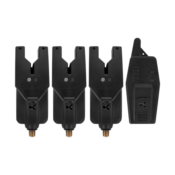 Korum KRI 3+1-teiliges elektronisches Bissanzeiger-Set mit 3 Swingern