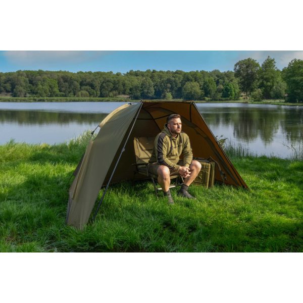 Korum Recoil Shelter 260x160x140cm Halb-Zelt