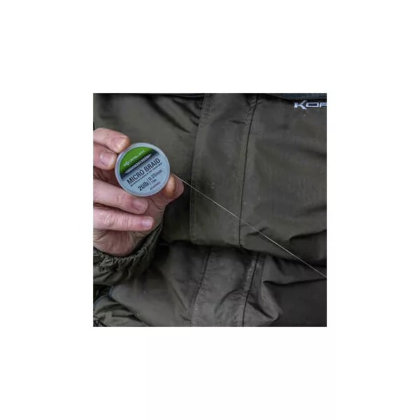 Korum Smokescreen Micro Braid 20lb Vorfachschnur