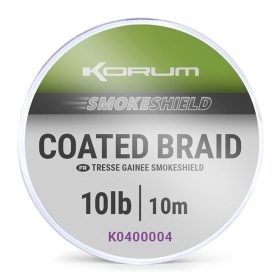   Korum Smokeshield Coated Braid 10lb Geflochtene Vorfachschnur 10m