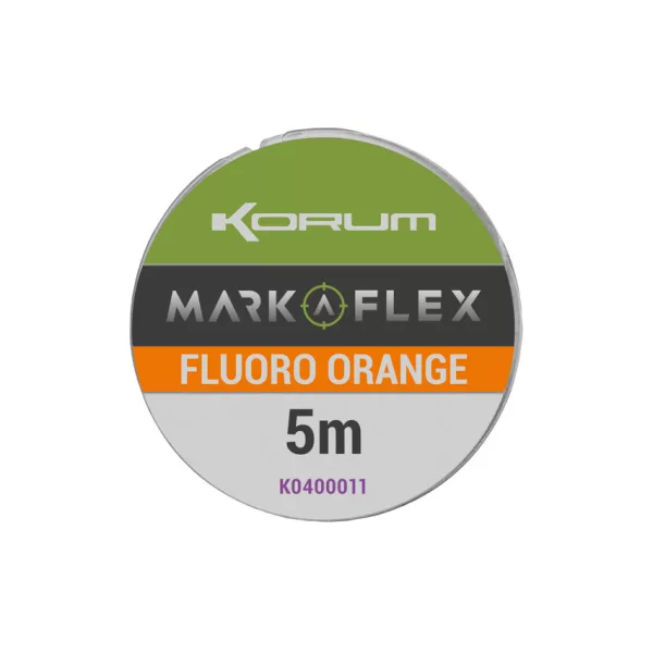 Korum Marka Flex Fluoro Orange Monofil Vorfachschnur 5m