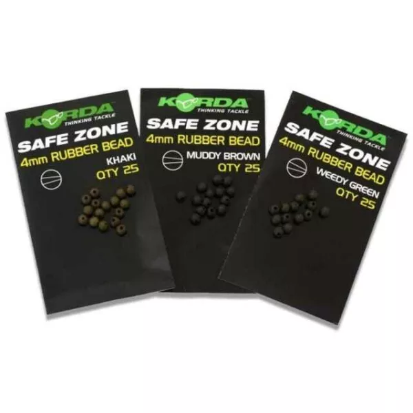 Korda Safe Zone 4mm Gummikorn Braun - 25 Stk - Gummikorn