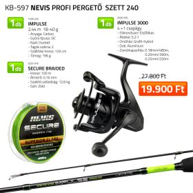 Nevis Profi Spinnset mit 2,40m Rute
