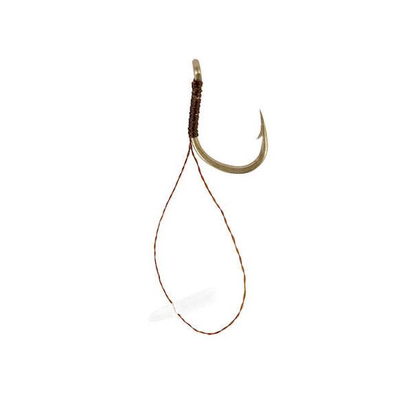 Korum Hook Hairs With Quickstops Barbed Size 6 Monofil vorgebundenes Vorfach