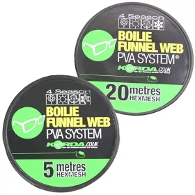   Korda Boilie Funnel Web Hexmesh 5 m Nachfüllpackung - PVA-Nachfüllung