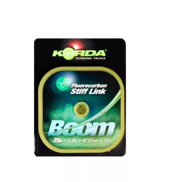Korda Boom 0.65mm (15m) - crimpbare Fluorocarbon Boili-Vorfachschnur