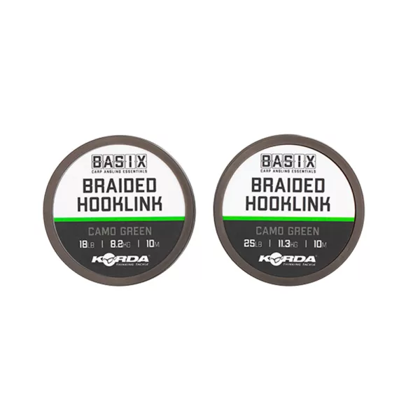 Korda Basix Geflochtenes Vorfach 25lbs 10m