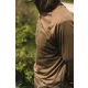 Korda Dark Khaki UPF Hooded Top Langärmeliges UV-Shirt S