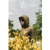 Korda Dark Khaki UPF Hooded Top Langärmeliges UV-Shirt S