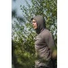 Korda Charcoal UPF Kapuzenoberteil Langarm UV-Shirt S
