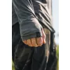 Korda Charcoal UPF Kapuzenoberteil Langarm UV-Shirt S