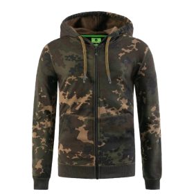 Korda Dark Kamo Kapuzenpullover mit Reißverschluss XL