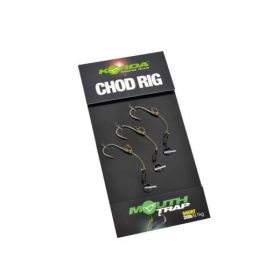  Korda Chod Rig Short Barbless Size 6 - vorgebundenes Bojlie CHOD Vorfach